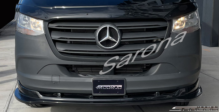 Custom Mercedes Sprinter  All Styles Front Add-on Lip (2019 - 2023) - $370.00 (Part #MB-073-FA)